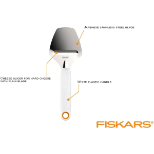 FISKARS WHITE HARD CHEESE SLICER | 1016129 - Image 