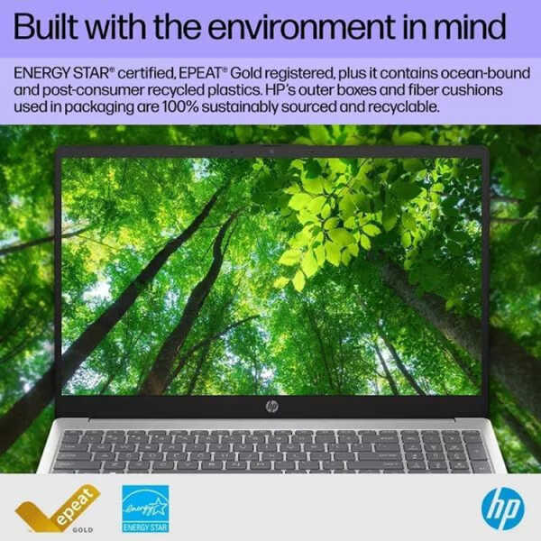 HP 15.6" i5-1335U, 8GB RAM, 512GB SSD, W11 SILVER LAPTOP | 15-FD0075 - Image 