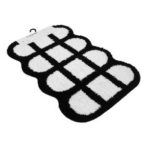 BLACK & WHITE CONTRAST FLOOR MAT | 23054248 - Image 