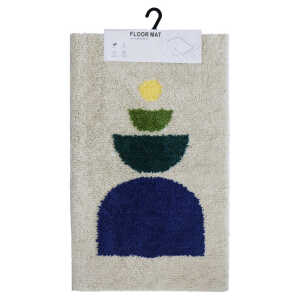 COLORFUL GEOMETRIC PATTERN FLOOR MAT | 23054280 - Image 