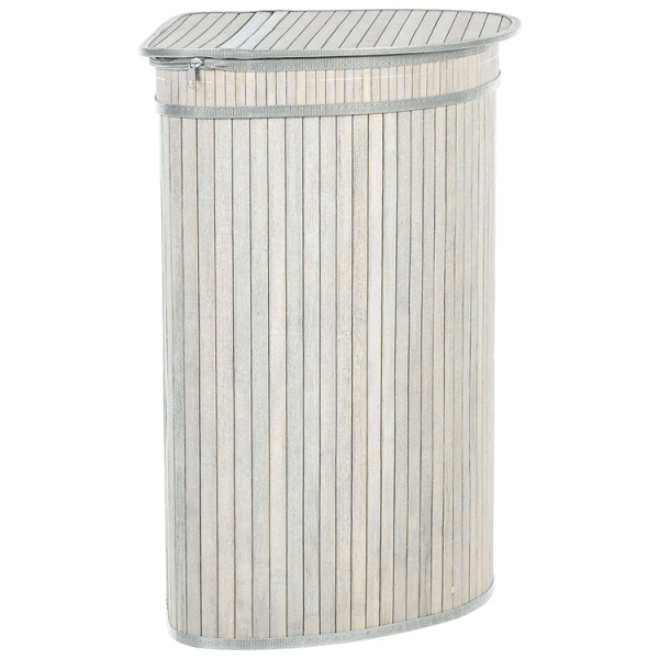 PRIMO BAMBOO LAUNDRY BASKET WITH LID | 2311601 - Image 