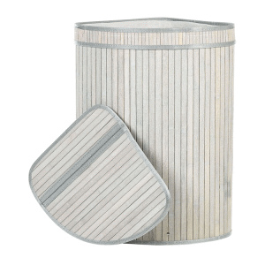 PRIMO BAMBOO LAUNDRY BASKET WITH LID | 2311601 - Image 