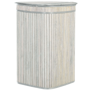 PRIMO BAMBOO LAUNDRY BASKET WITH LID | 2311601 - Image 