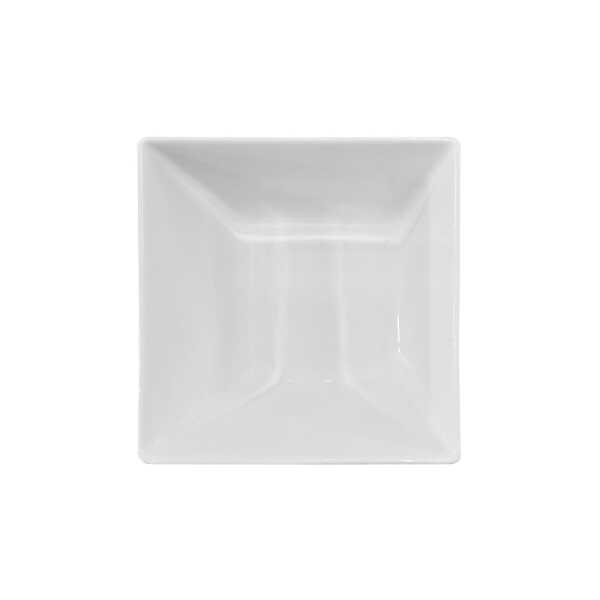 CERAMIC WHITE 6" SQUARE PHANTOMSOUP BOWL | 24070943 - Image 