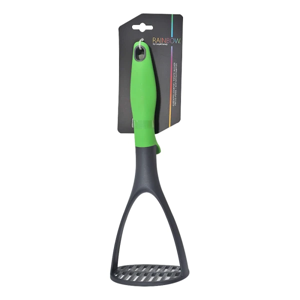 COSY & TRENDY RAINBOW PLASTIC POTATO MASHER GREEN | 3300128 - Image 