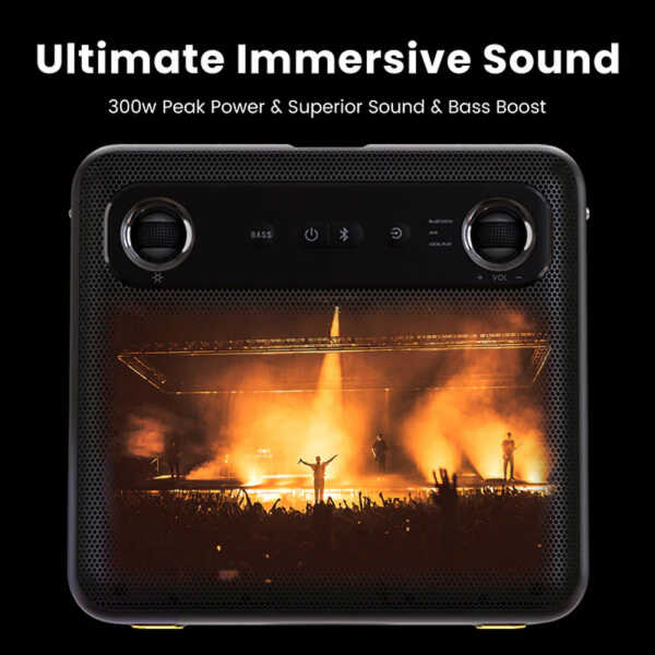 IKARAO KARAOKE SPEAKER, 10.1" SCREEN W/ 2 WIRELESS MIC, 560W | BREAKX2 - Image 