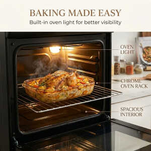 BOTRALI 4 BURNERS 24" BLACK GAS RANGE | K60-1B - Image 