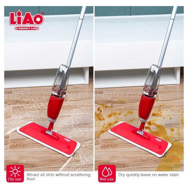 LIAO WATER SPRAY MICROFIBER MOP REFILL 40CM | LR2201 - Image 