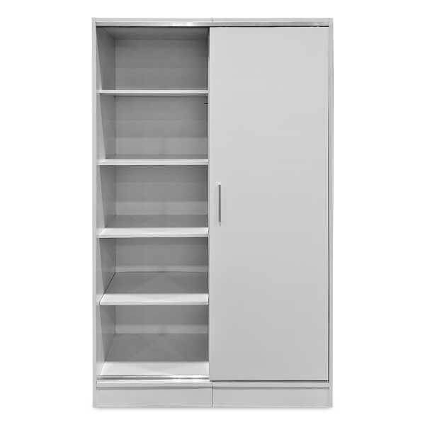 LIFE STYLE WARDROBE WITH SLIDING DOOR | LS-2D-SL-WH - Image 