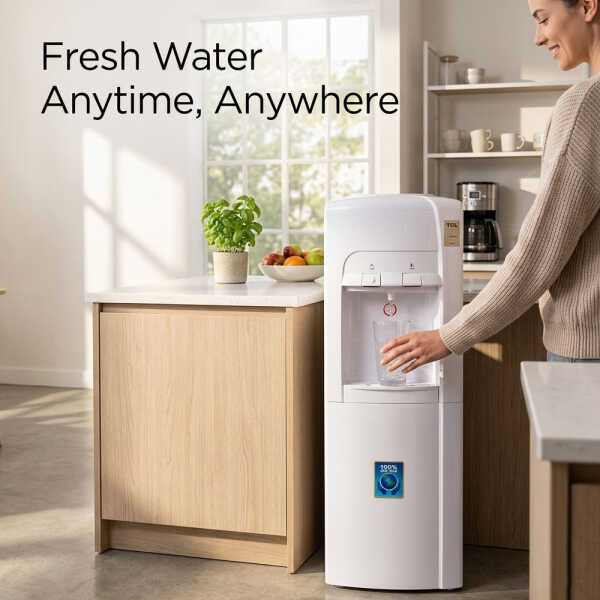 TCL TOP LOAD WHITE WATER DISPENSER | LWYR11 - Image 