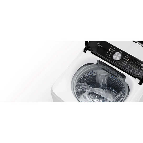 MIDEA 18KG TOP LOAD WASHER WITH IMPELLER GREY | MA512W18T - Image 