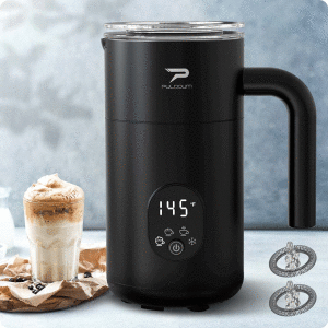 PULDOUM 4-IN-1 350ML ELECTRIC MILK FROTHER AND STEAMER  | VARIETY - Image 