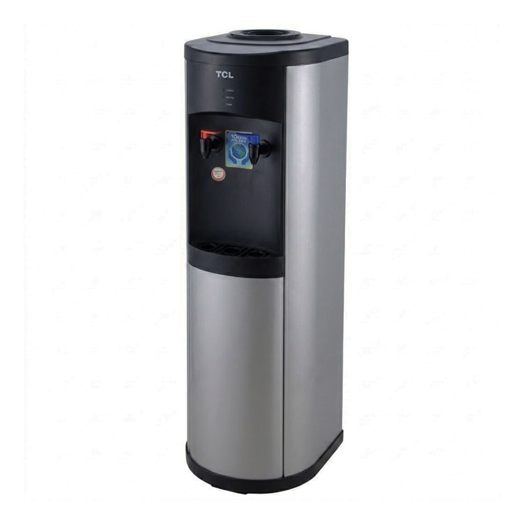 TCL top load water dispenser in grey.