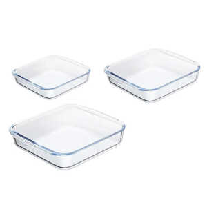 SQUARE GLASS BAKEWARE