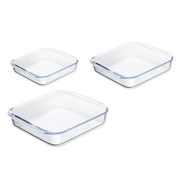 SQUARE GLASS BAKEWARE