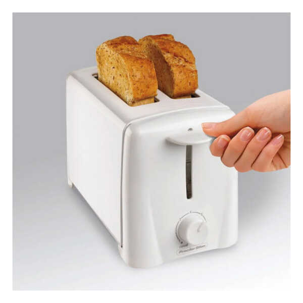 PROCTOR SILEX 2 SLICES WHITE TOASTER | 22611 - Image 