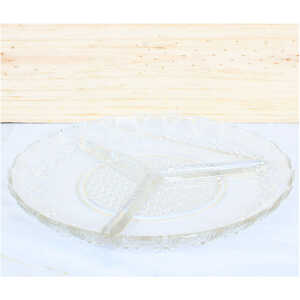FRATELLI SERVING DISH WITH 3 COMPARTMENTS ROUND 20CM | 509892 - Image 
