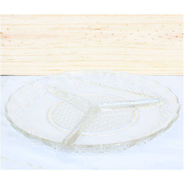 FRATELLI SERVING DISH WITH 3 COMPARTMENTS ROUND 20CM | 509892 - Image 