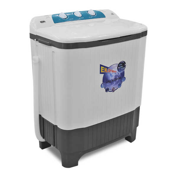 AXXEL 5KG SEMI-AUTOMATIC TWIN TUB WASHING MACHINE 110V WHITE | AWM500 - Image 