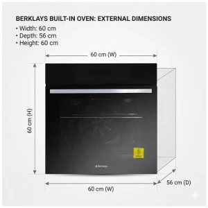 BERKLAYS BUILT IN OVEN EURO STYLE 220V | BFE2777X2N2 - Image 