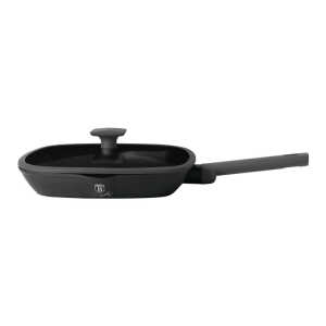BERLINGER HAUS 28CM GRILL PAN WITH LID ANTHRACITE | BH-8127 - Image 