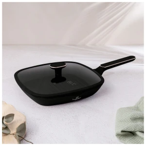 BERLINGER HAUS 28CM GRILL FRYPAN WITH LID | BH-8355 - Image 