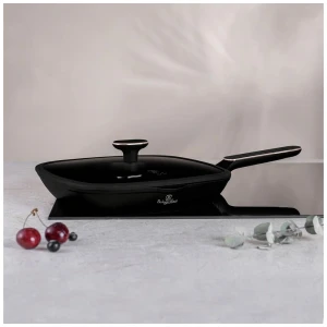 BERLINGER HAUS 28CM GRILL FRYPAN WITH LID | BH-8355 - Image 