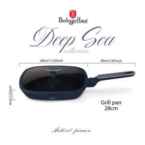 BERLINGER HAUS 28CM FRYPAN WITH LID | BH-8374 - Image 