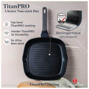 BERLINGER HAUS 28CM FRYPAN WITH LID | BH-8374 - Image 