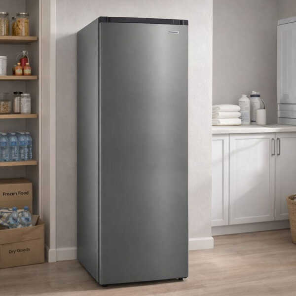 PREMIER 5.6 CU.FT (160L) UPRIGHT FREEZER MANUAL DEFROST SS | CGV-8463E1D56TN1-V - Image 