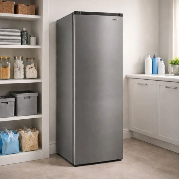 premier 5.6cu.ft (160l) upright freezer manual defrost, ss | cgv-8463e1d56tn1-v