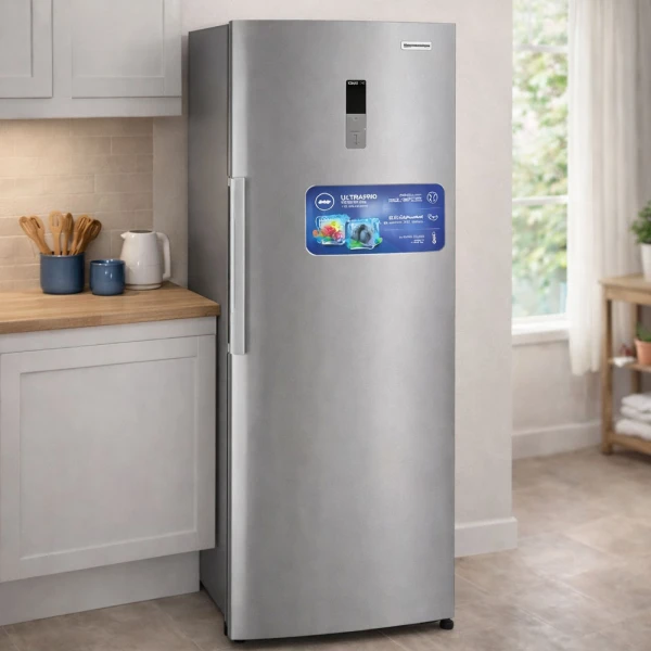 PREMIER 10 CU.FT STAINLESS STEEL UPRIGHT FREEZER FROST FREE | CGV-8665E1F10TN1-V - Image 