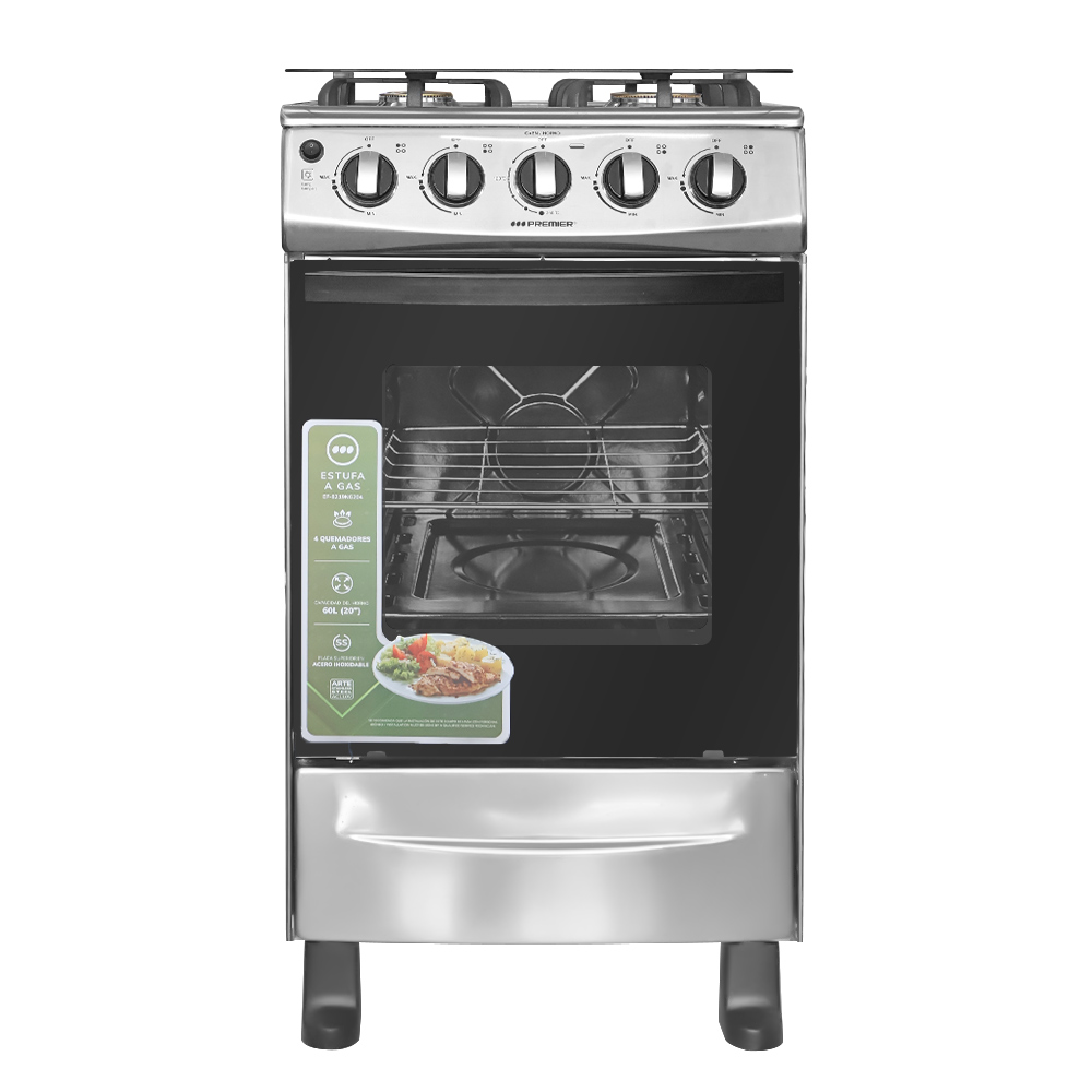 4-Burner Gasrange with Oven
