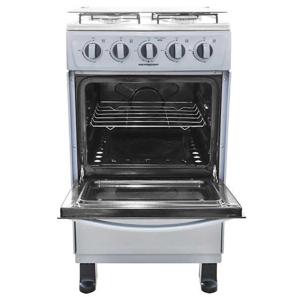 PREMIER 20" 4-BURNER GASRANGE W/ MIRRORED OVEN DOOR, SILVER | EF-8310NG204S - Image 