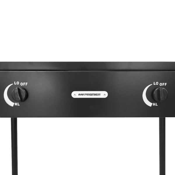 PREMIER 2-BURNERS OUTDOOR BLACK GAS STOVEK | EF-8505G - Image 