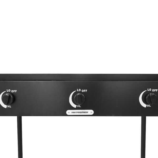 PREMIER 3-BURNERS OUTDOOR BLACK GAS STOVE | EF-8506G - Image 