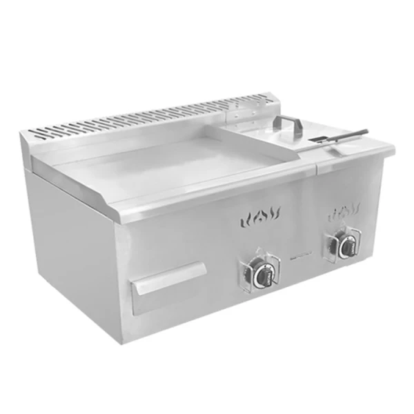 PREMIER TABLETOP GAS GRILL, WITH FRYER | EF-8622GFRD - Image 