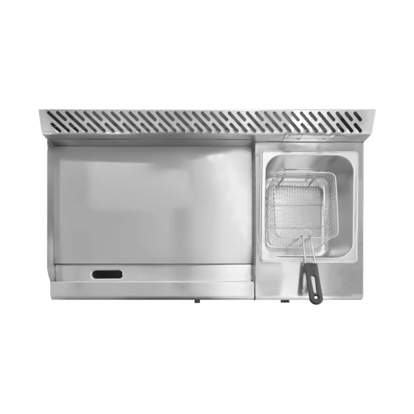 Premier tabletop gas grill, with fryer