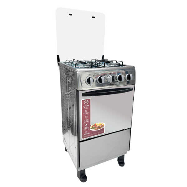 PREMIER 20" 4-BURNER GAS RANGE SS | EF-8742NG204T - Image 