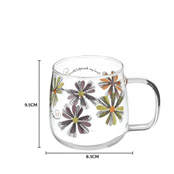HIGH BOROSILICATE GLASS MUG 530ML | GPZB27T - Image 