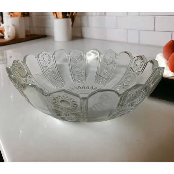 GLASS BOWL ROUND 29X9CM | HD-2007 - Image 