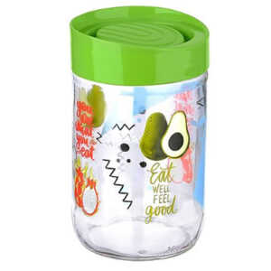 GLASS STORAGE JAR