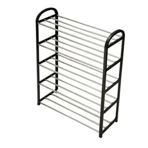 PLASTIC 5 LAYER SHOE RACK W61XD18.5XHa72CM | KT-2713-5 - Image 