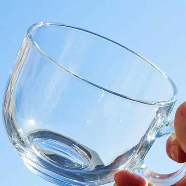 GLASS 190ML MUG SET OF 6 PIECES | LXZB96 - Image 