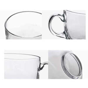 GLASS 190ML MUG SET OF 6 PIECES | LXZB96 - Image 