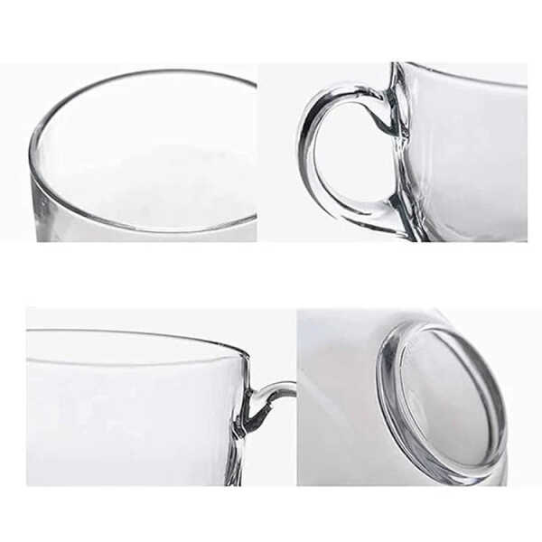 GLASS 190ML MUG SET OF 6 PIECES | LXZB96 - Image 