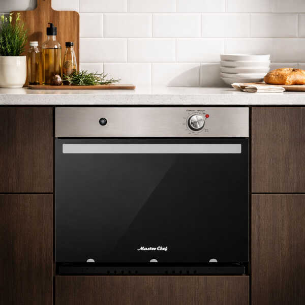 MASTERCHEF 24" BUILT-IN GAS OVEN  STAINLESS STEEL 120V | MC-HGE60VGTL - Image 