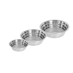 EMERALD STAINLESS STEEL DEEP COLANDER BOWL | VARIETY