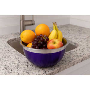 EMERALD PATTI GERMAN BOWL W/BLUE COLOUR 20CM | MH-120/B - Image 