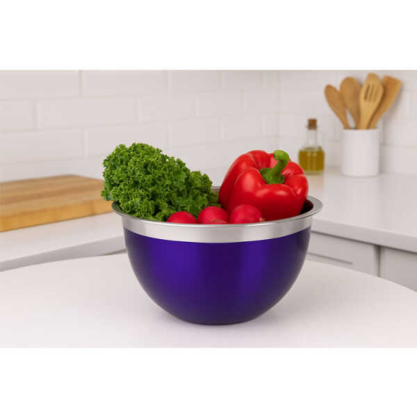 EMERALD PATTI GERMAN BOWL W/BLUE COLOUR 20CM | MH-120/B - Image 